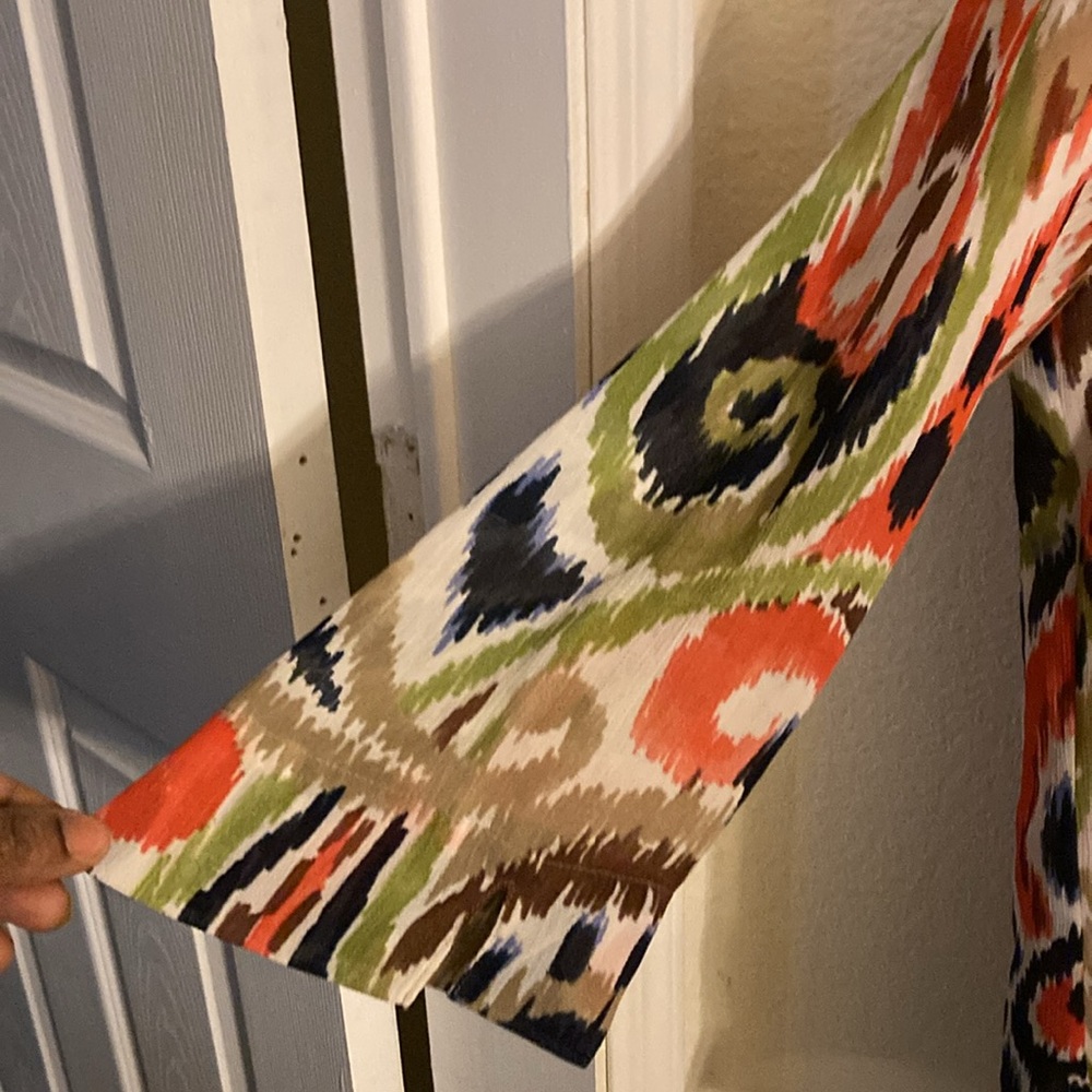 EUC Alfred Dunner multicolor blouse 12p - Picture 3 of 5